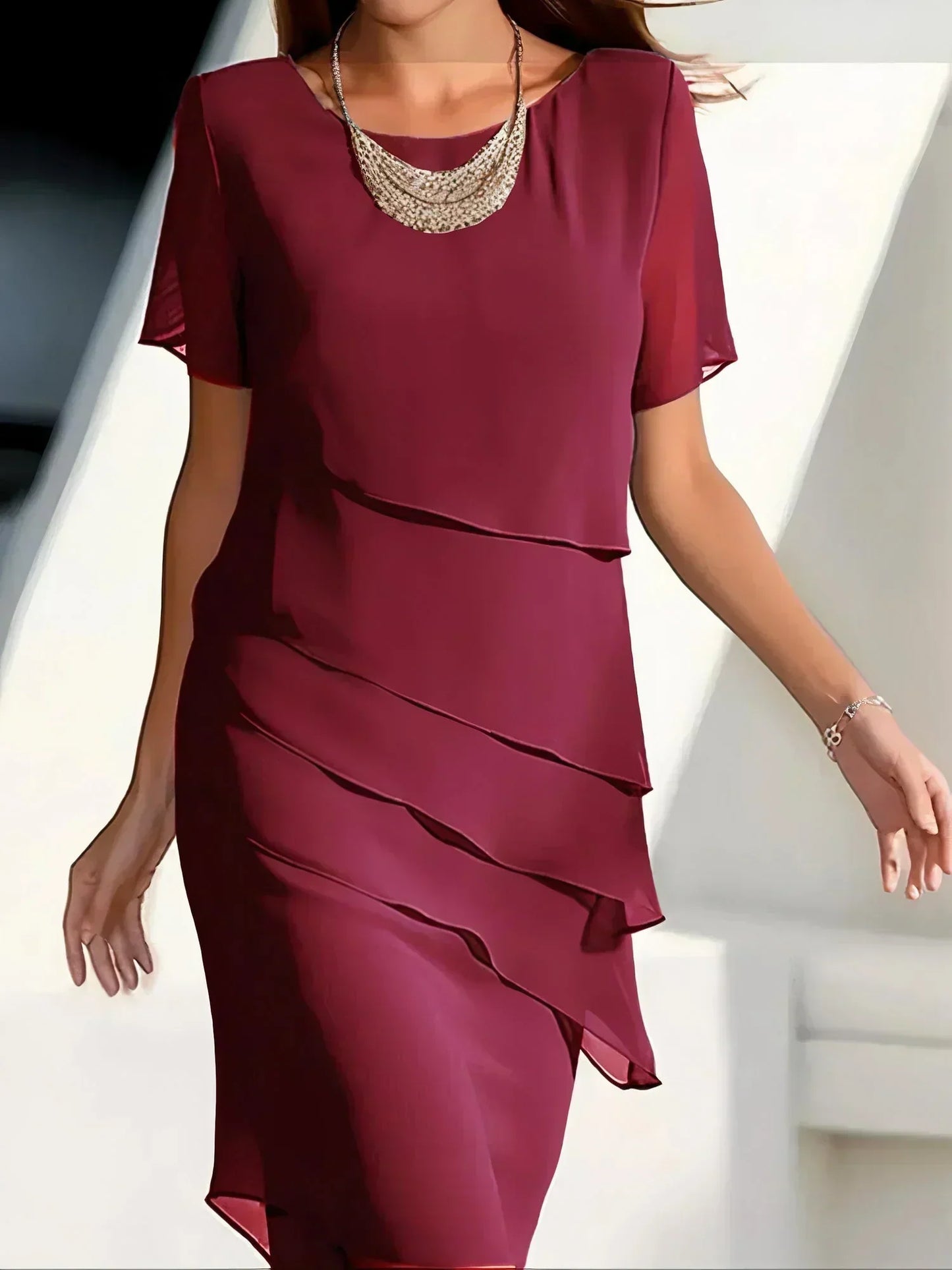 Elegant slimming dress