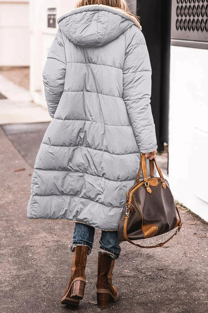 Long comfortable coat for women