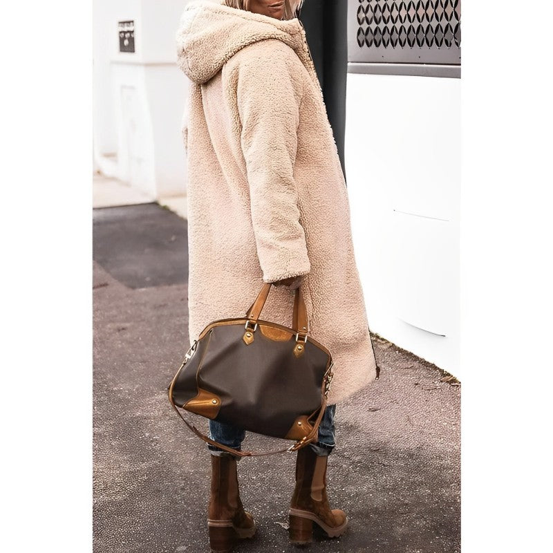 Long comfortable coat for women