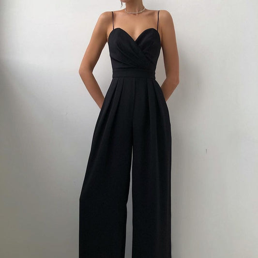 Strapped jumpsuit