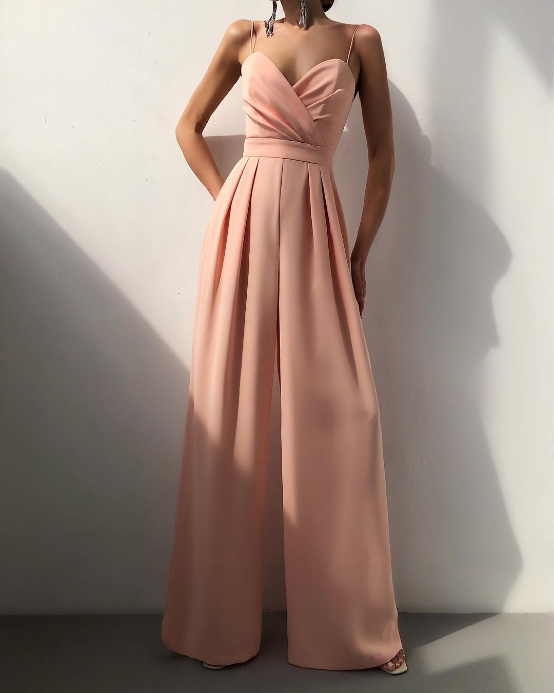 Strapped jumpsuit