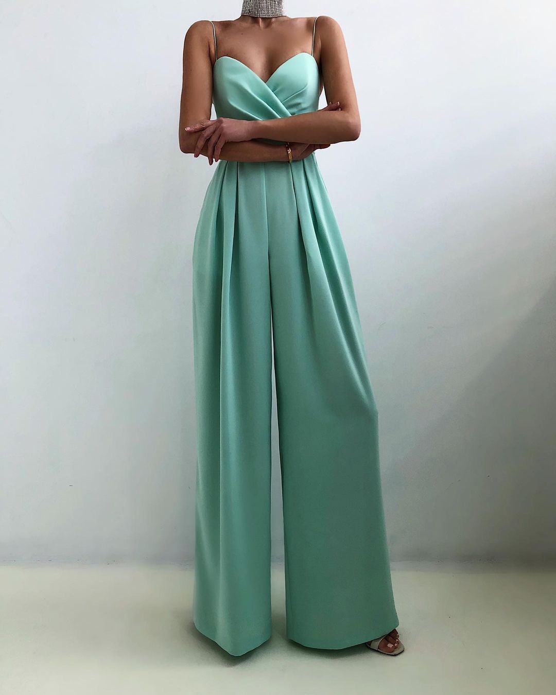 Strapped jumpsuit