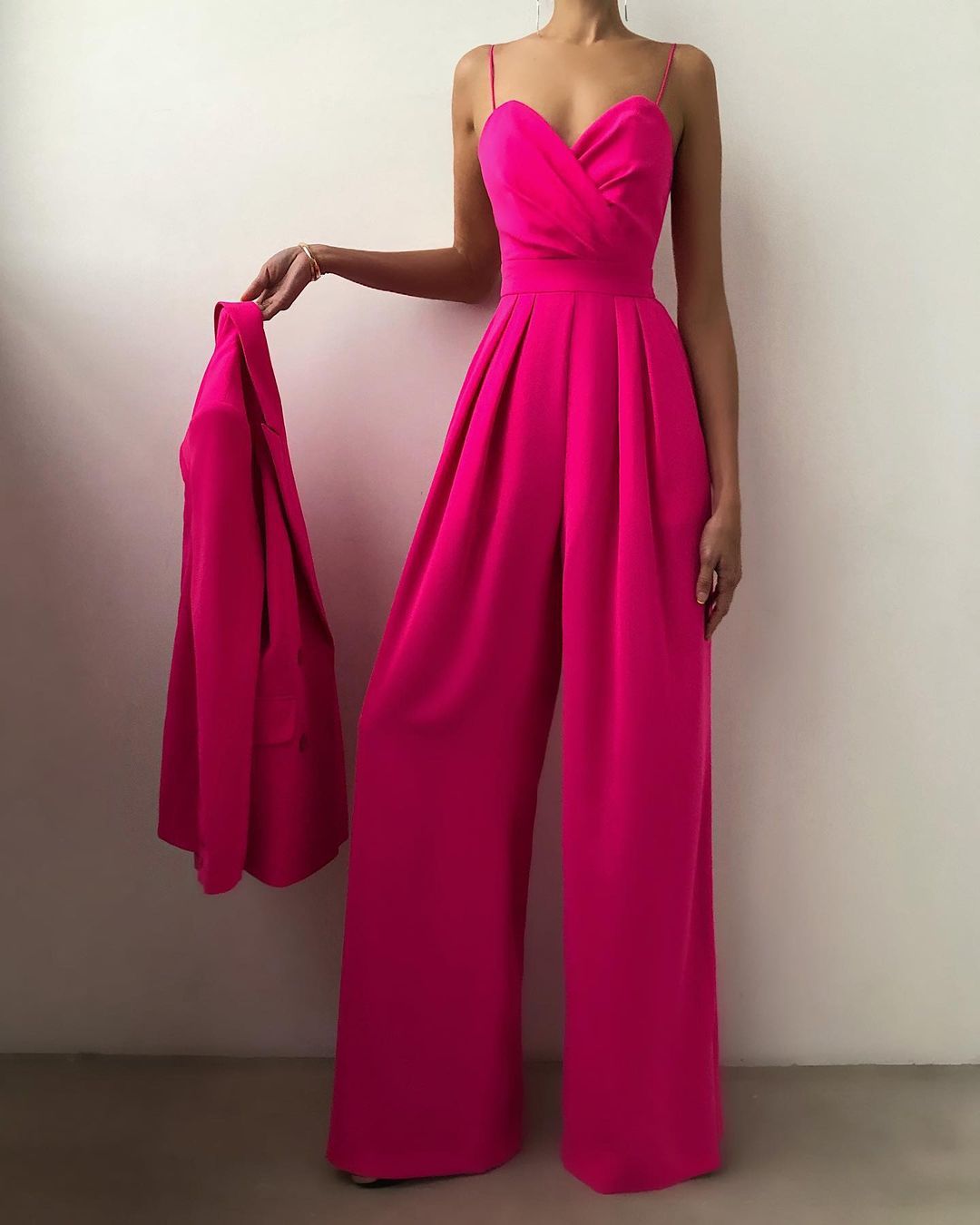Strapped jumpsuit