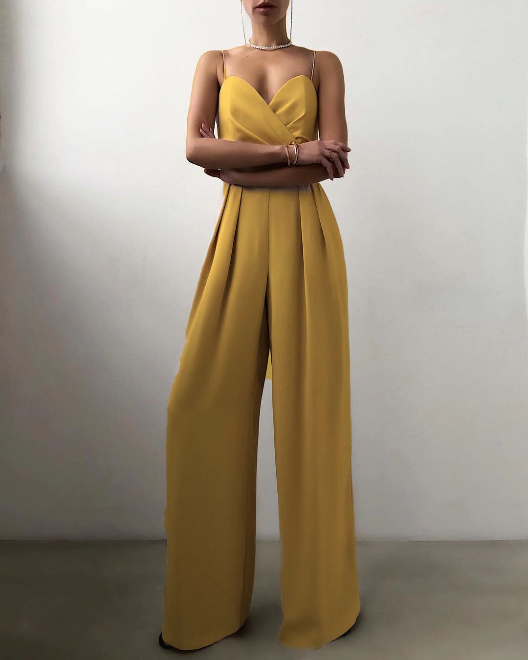 Strapped jumpsuit