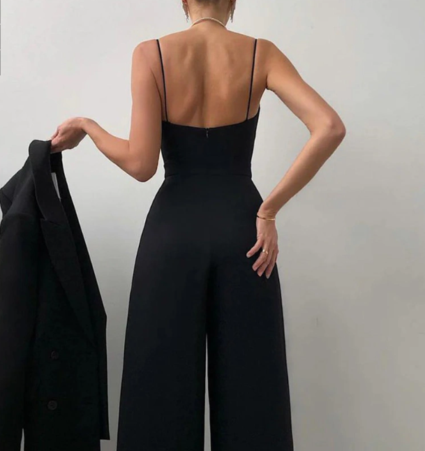 Strapped jumpsuit