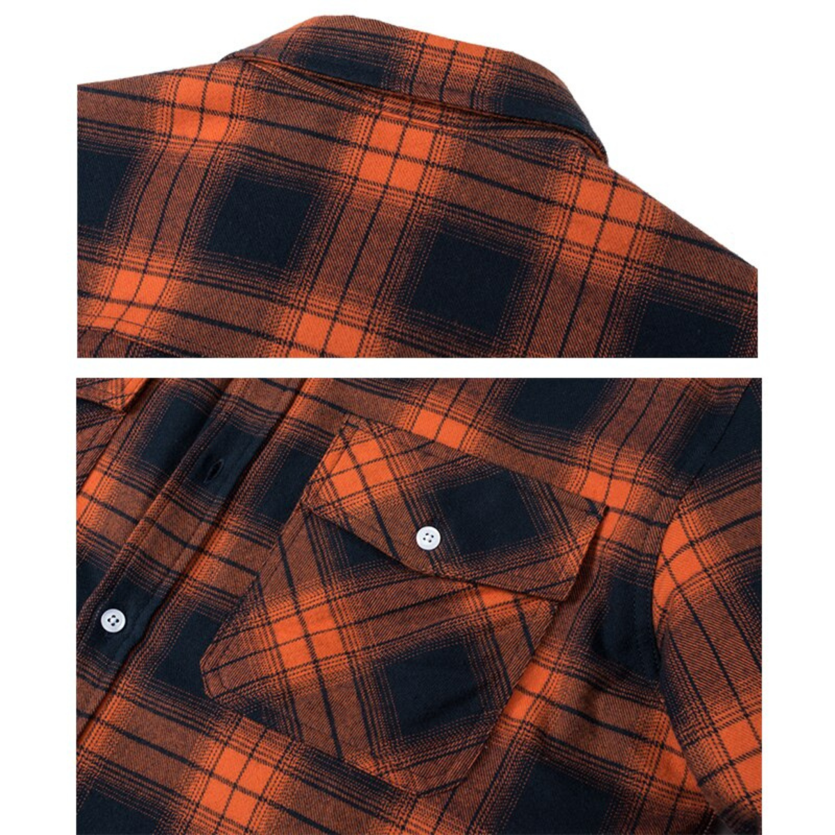 Lined shirt jacket with check pattern