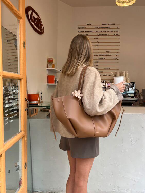 Vintage Tote Bag for Women Spacious Shoulder Bag