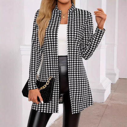 Open jacket with a straight cut