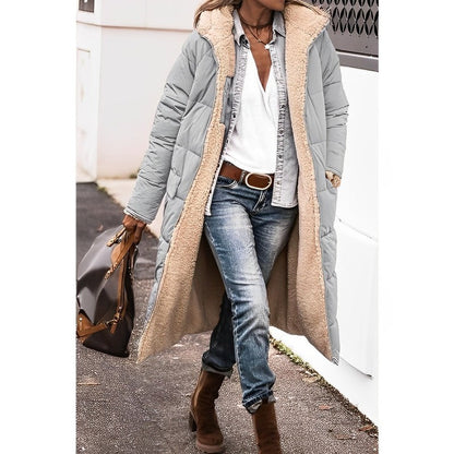 Long comfortable coat for women