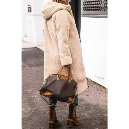 Long comfortable coat for women