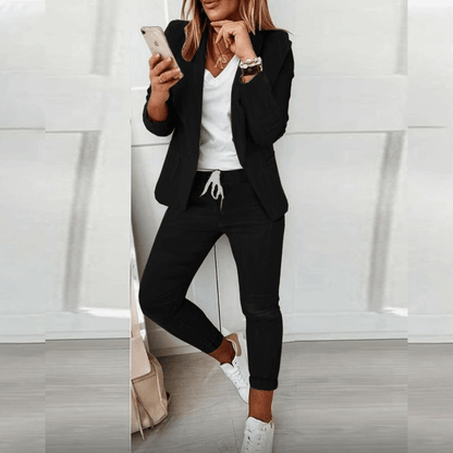 Elegant and comfortable blazer set